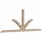 Ekena Millwork Richland Smooth Timber Gable Bracket, Douglas Fir, 108"W x 40"H x 3 1/2"D x 3 1/2"F, 9/12 Pitch GBW108X40X0404RIC00SDF - alternate 4